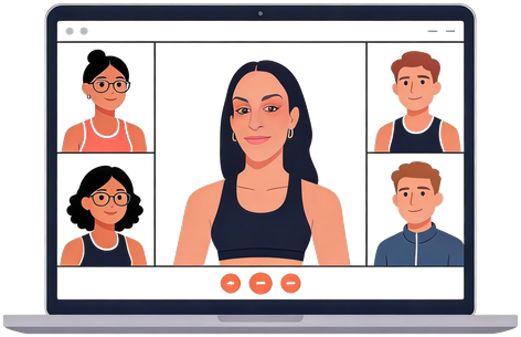 Videollamada en grupo